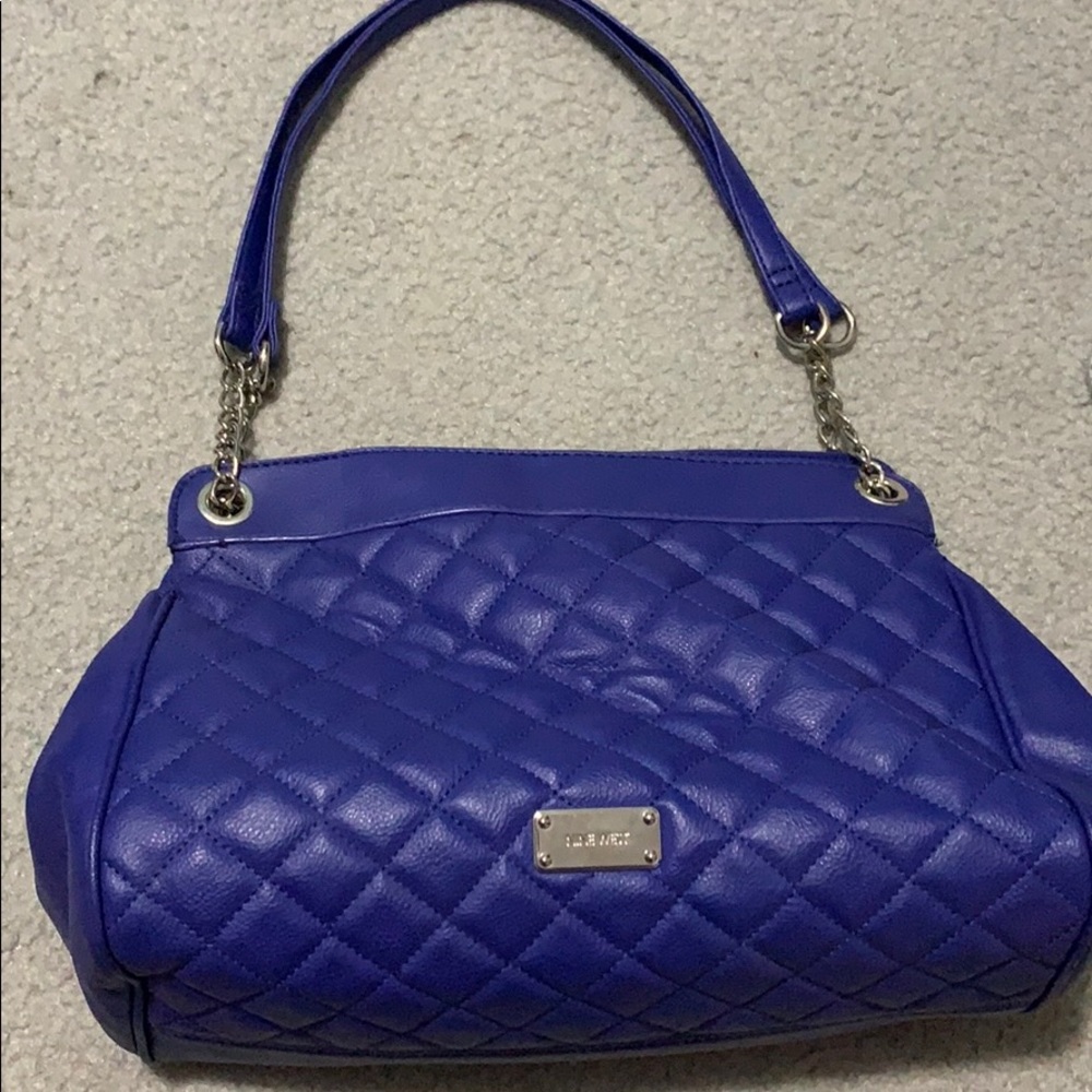 NWOT Nine West royal blue purse